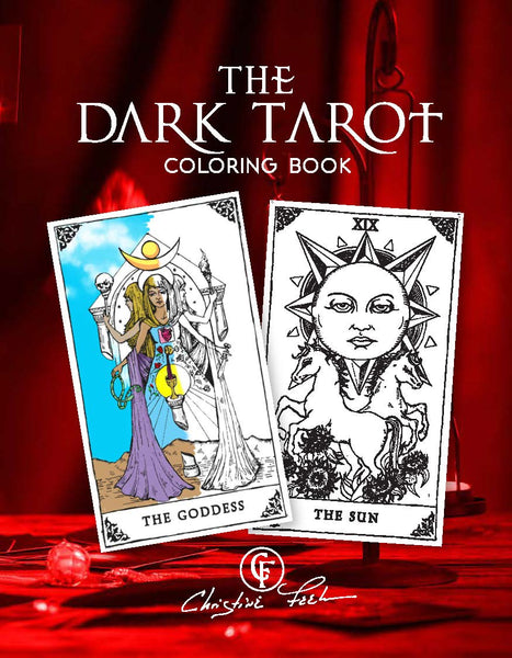Dark Tarot Coloring Book