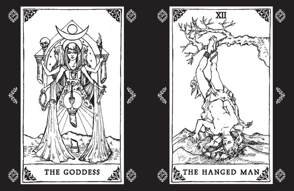 Dark Tarot Coloring Book