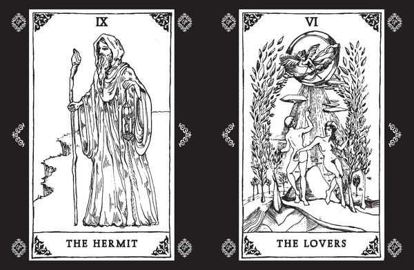 Dark Tarot Coloring Book