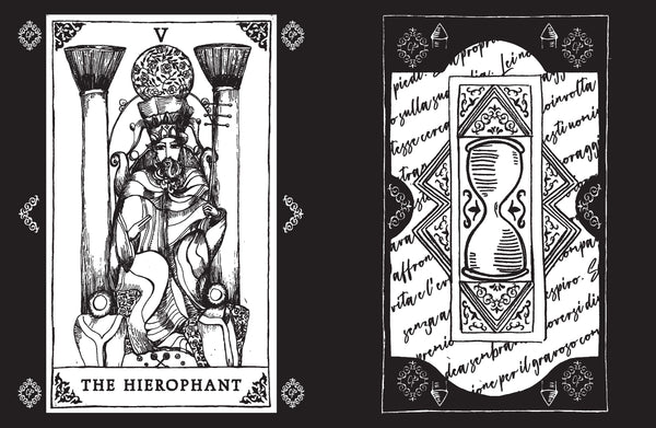Dark Tarot Coloring Book