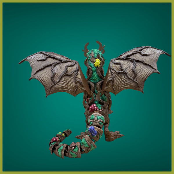 3D Printed Hand Painted Tree Dragon - Benedek Kovak