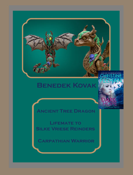 3D Printed Hand Painted Tree Dragon - Benedek Kovak
