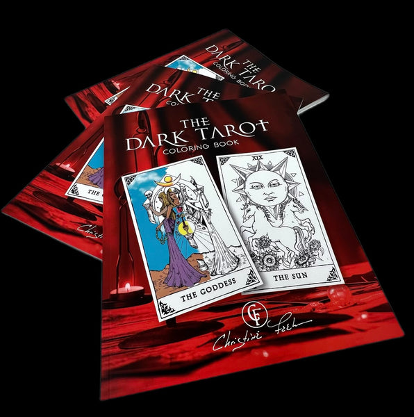 Dark Tarot Coloring Book