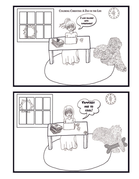 Dark Tarot Coloring Book