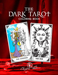 Dark Tarot Coloring Book