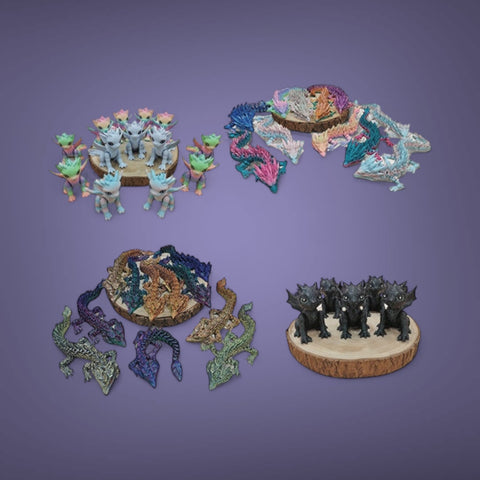 Limited Edition CF 3D Printed Dragons