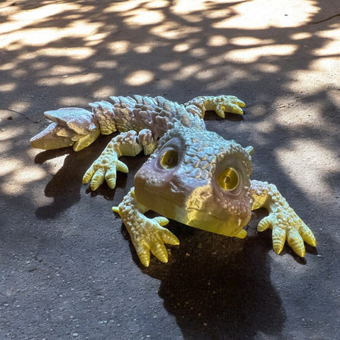 3D Printed Baby Stone Dragon - Emma Amiras