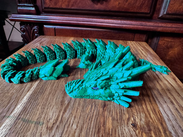 3D Print Long Stone Dragon - Liv Asenguard