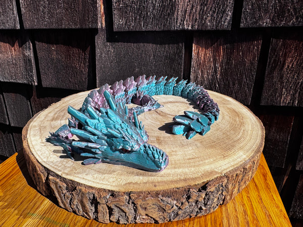 3D Print Long Stone Dragon - Alexandria Houton Savage