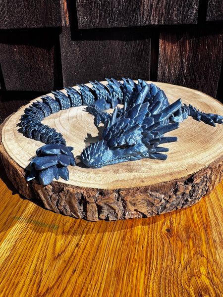 3D Print Long Stone Dragon - Adalasia Ravasio