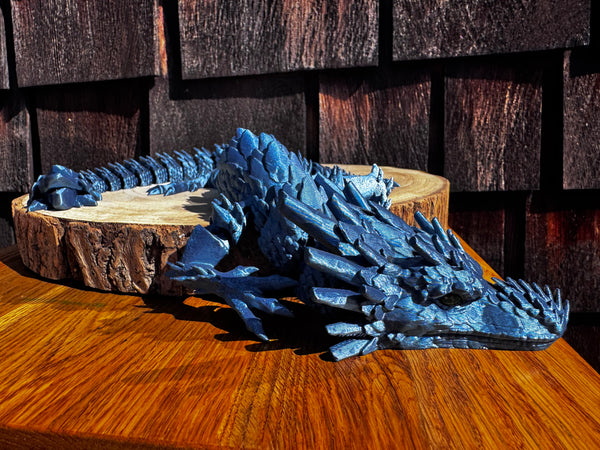 3D Print Long Stone Dragon - Adalasia Ravasio