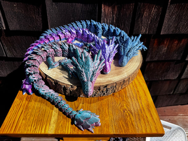 3D Print Long Stone Dragon - Alexandria Houton Savage