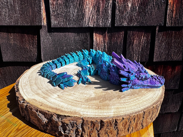 3D Print Long Stone Dragon - Raven Whitney Dubrinsky