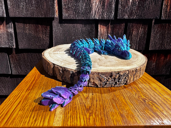 3D Print Long Stone Dragon - Raven Whitney Dubrinsky