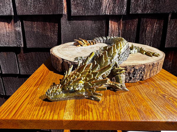 3D Print Long Stone Dragon - Safia Meziane