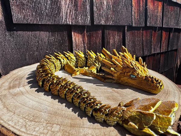 3D Print Long Stone Dragon - Safia Meziane