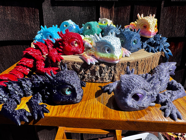 3D Print Baby Stone Dragon - Peter Amaris