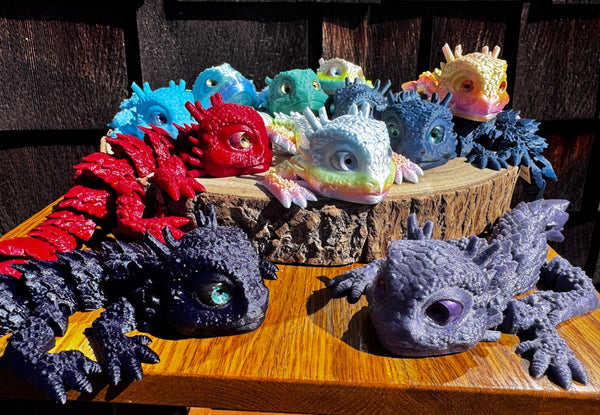 3D Print Baby Stone Dragon - Bella Asenguard