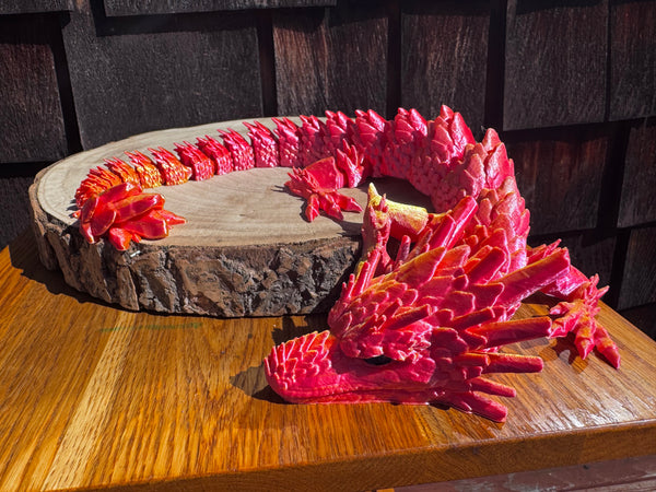 3D Print Long Stone Dragon - Charlotte Vintage