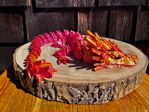 3D Print Long Stone Dragon - Charlotte Vintage