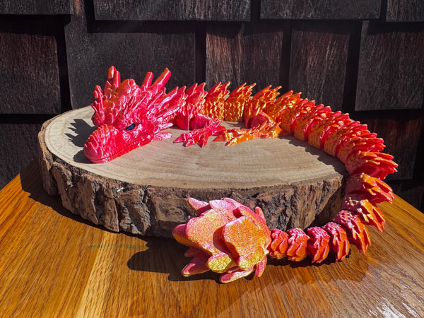 3D Print Long Stone Dragon - Charlotte Vintage