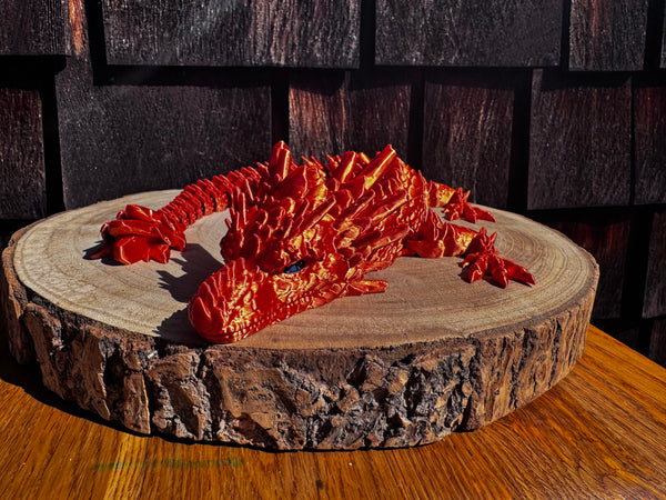 3D Print Long Stone Dragon - Amelia Asenguard