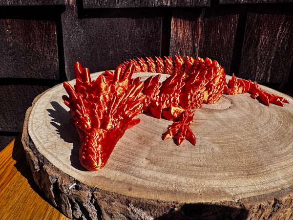 3D Print Long Stone Dragon - Amelia Asenguard