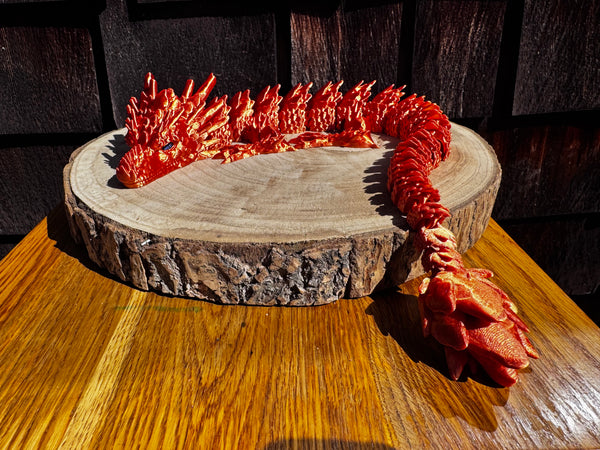 3D Print Long Stone Dragon - Amelia Asenguard