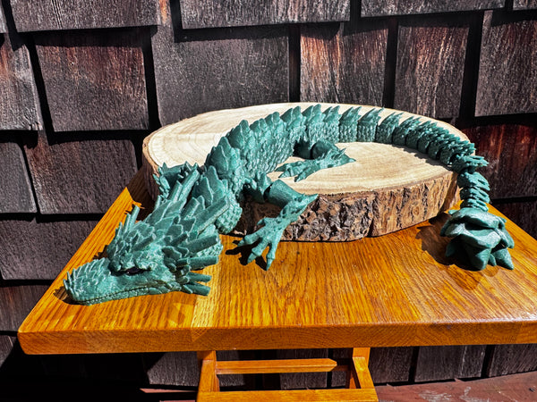 3D Print Long Stone Dragon - Liv Asenguard