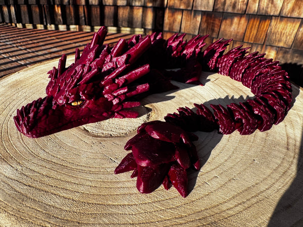 3D Print Long Stone Dragon - Riley Parker