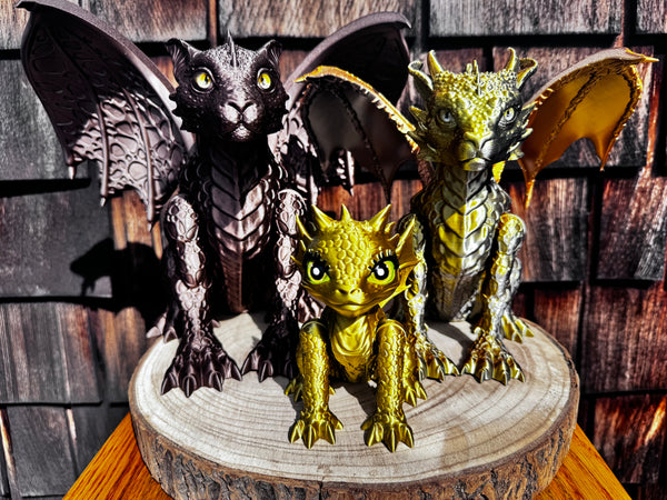 3D Print Baby Jaguar Dragon - Sandrine Sanders