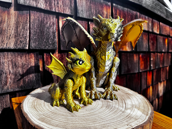 3D Print Baby Jaguar Dragon - Sandrine Sanders