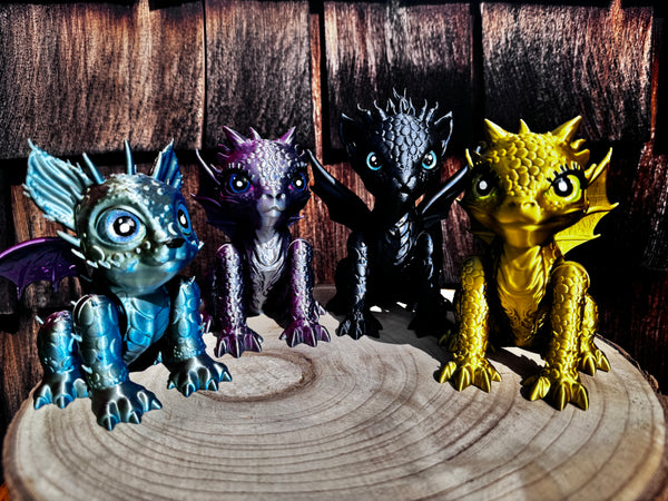 3D Print Baby Jaguar Dragon - Sandrine Sanders