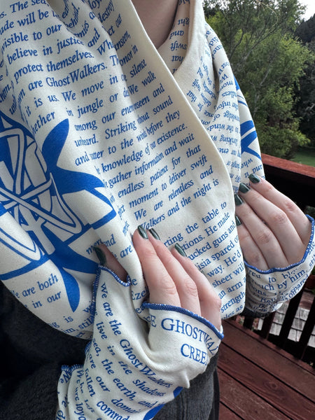 GhostWalker Series Infinity Book Scarf