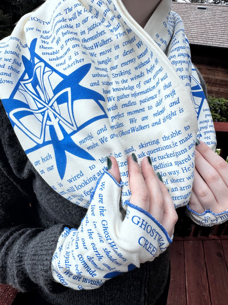 GhostWalker Series Infinity Book Scarf