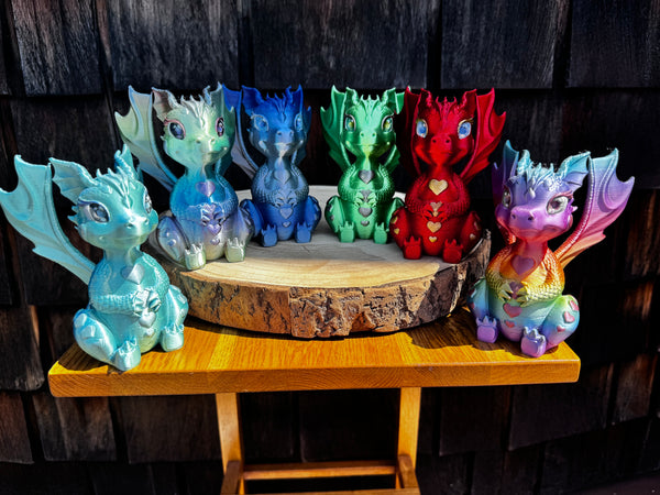 3D Print Sea Haven Dragon - Lissa (Fire Bound)
