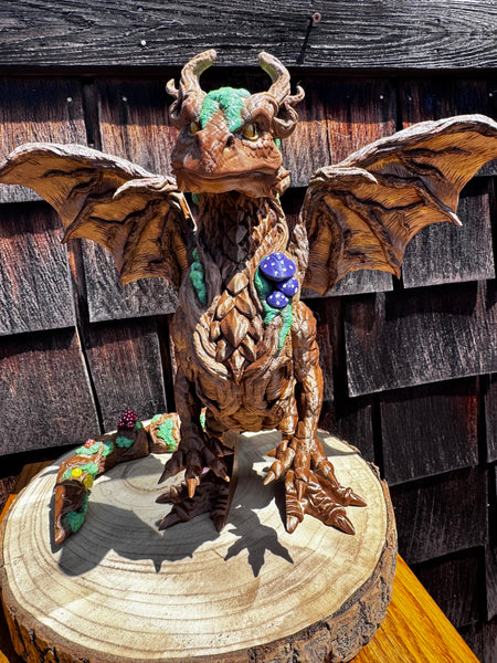 3D Print Hand Painted Tree Dragon - Benedek Kovak