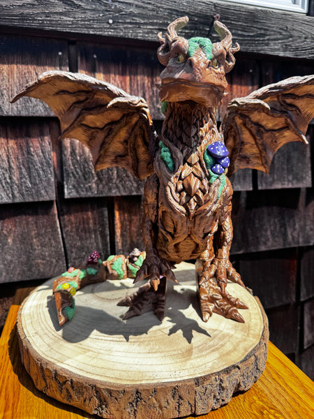 3D Print Hand Painted Tree Dragon - Benedek Kovak