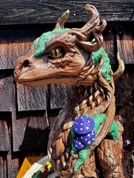 3D Print Hand Painted Tree Dragon - Benedek Kovak