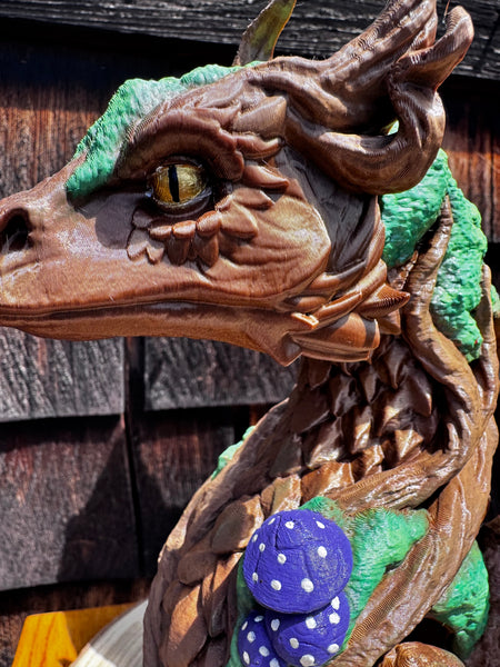 3D Print Hand Painted Tree Dragon - Benedek Kovak