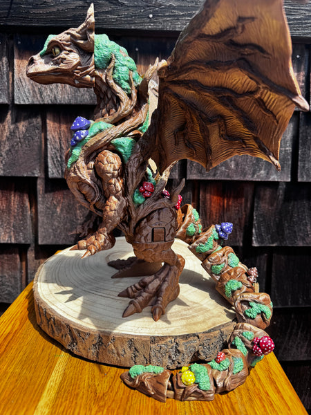 3D Print Hand Painted Tree Dragon - Benedek Kovak