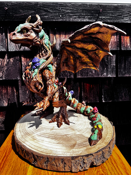 3D Print Hand Painted Tree Dragon - Benedek Kovak