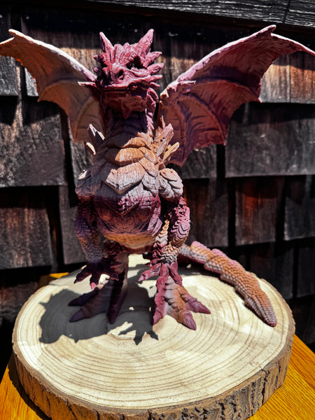 3D Print Stone Dragon - Ferro Arany