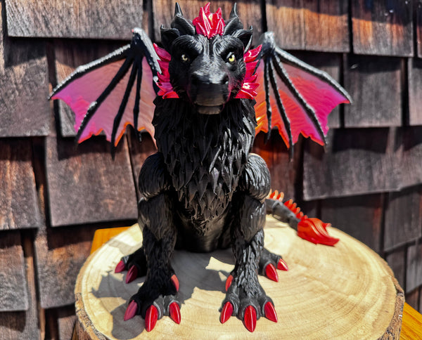 3D Printed Wolf Dragon - Zev Hunter