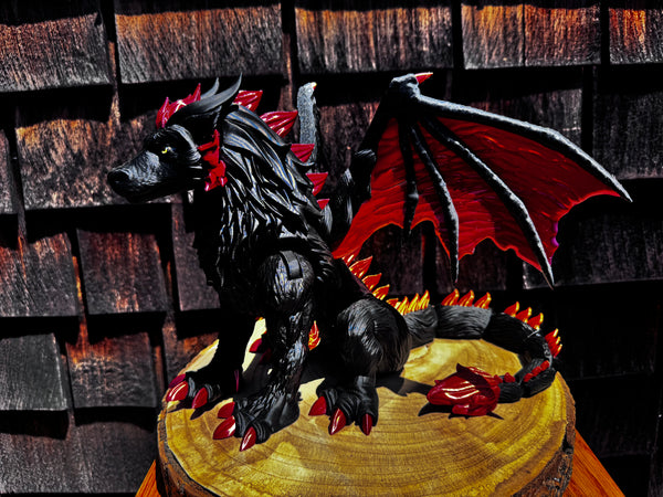 3D Printed Wolf Dragon - Zev Hunter