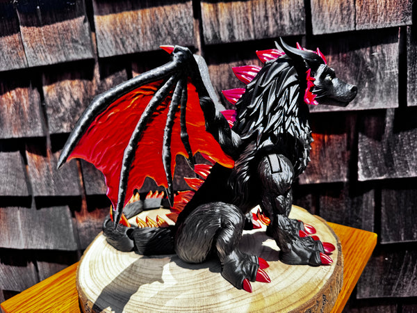 3D Printed Wolf Dragon - Zev Hunter