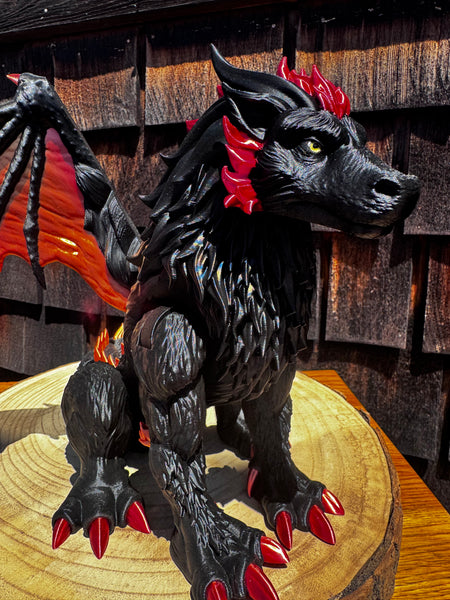 3D Printed Wolf Dragon - Zev Hunter