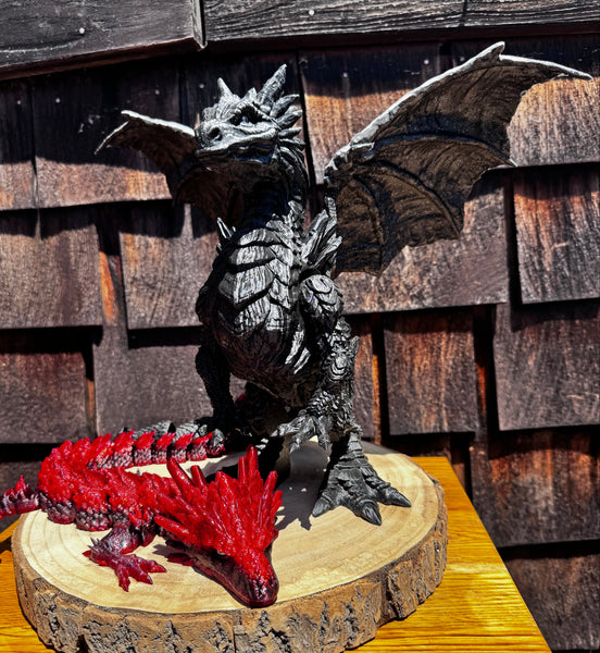 3D Print Long Stone Dragon - Blaze McGuire Volkov