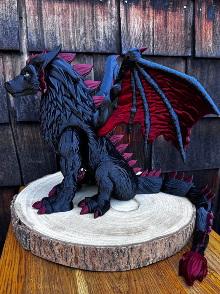 3D Print Wolf Dragon - Nicolae Von Shrieder