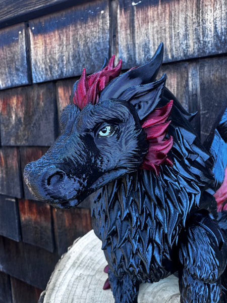 3D Print Wolf Dragon - Nicolae Von Shrieder